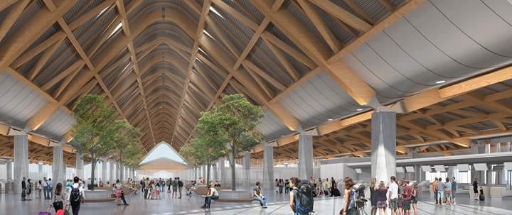 300mくらい旧ターミナルから移転した新クラーク空港。東京名古屋福岡から直行便があるが深夜ばかり