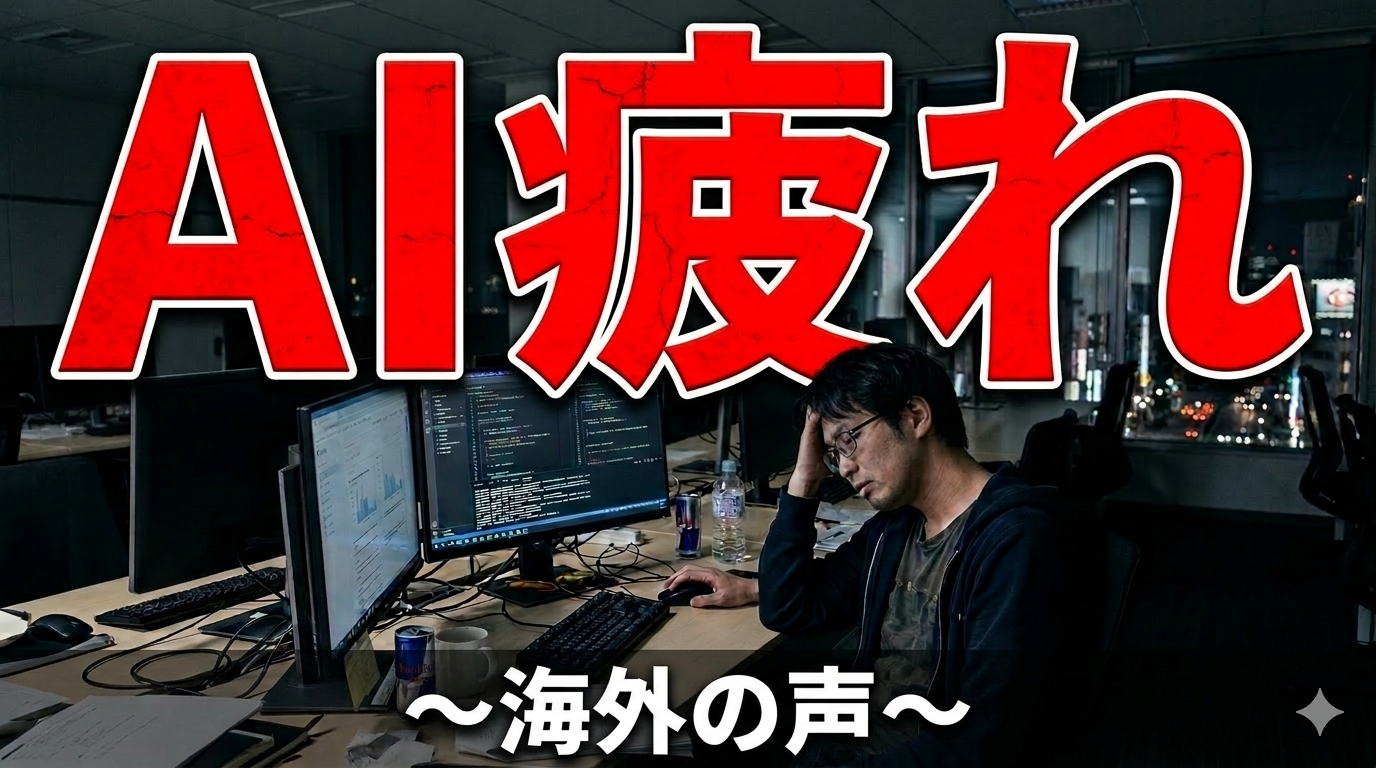 「AI疲れ」はなぜ起きるのか