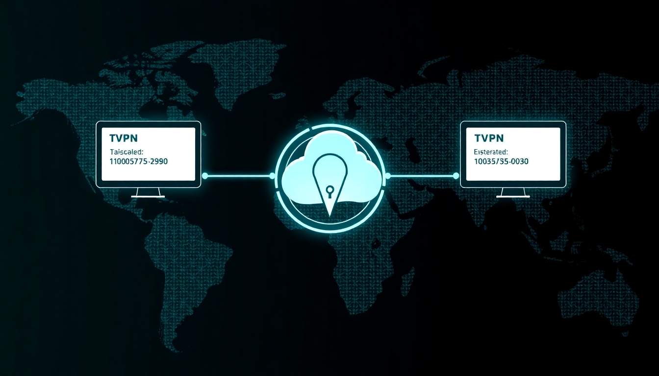 TailscaleVPN経由でGatewayとNodeが接続されるネットワーク構成