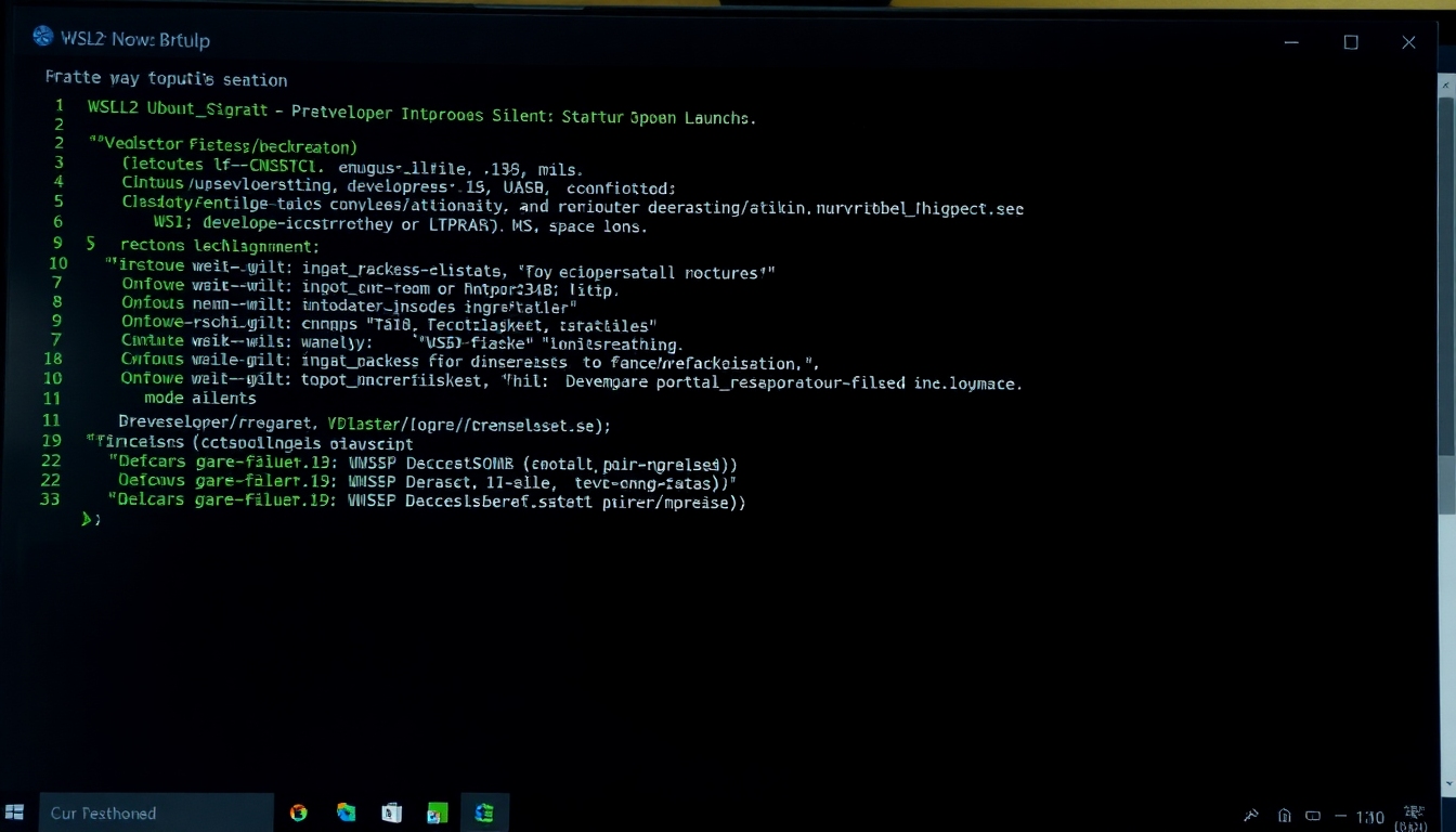 PowerShellとVBSスクリプトでWSL2をWindows起動時にバックグラウンド起動する