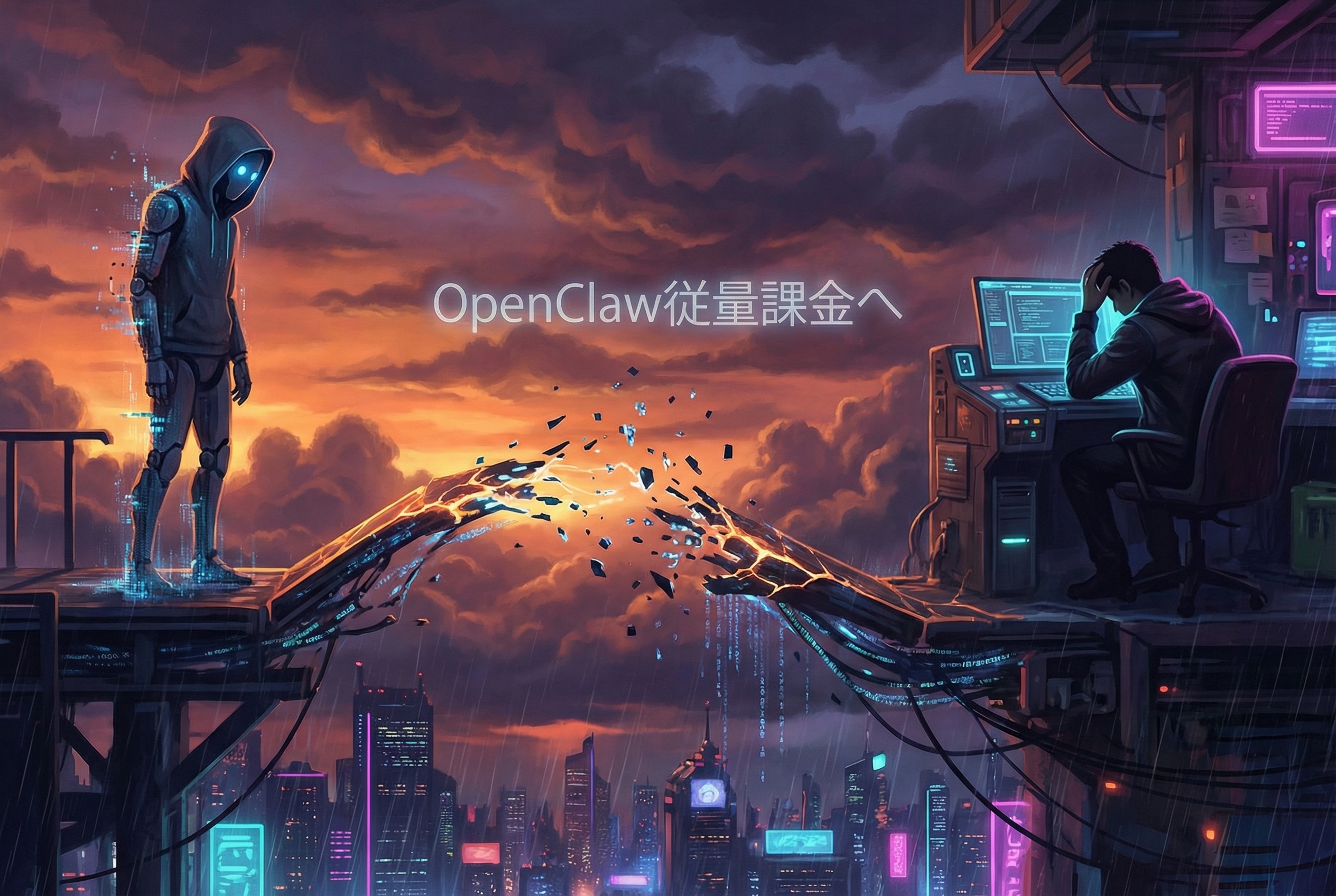 OpenClaw従量課金へ