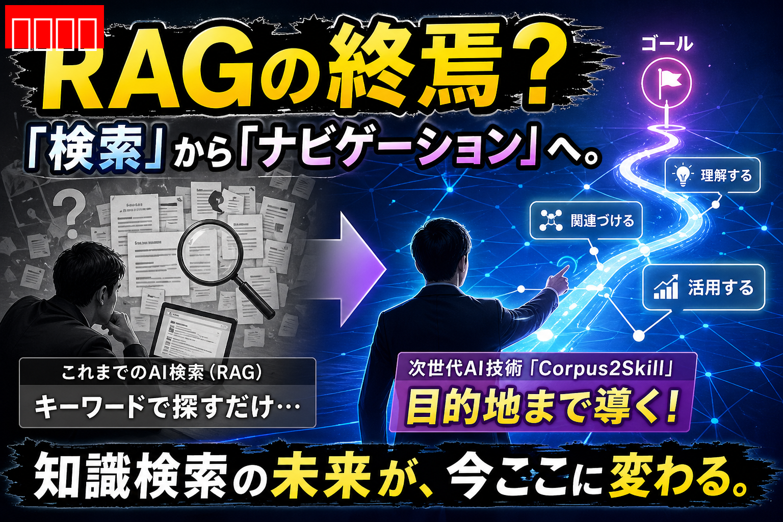 【前編】【RAG の終焉？】「検索」から「ナビゲーション」へ。次世代 AI 技術「Corpus2Skill」が変える知識検索の未来